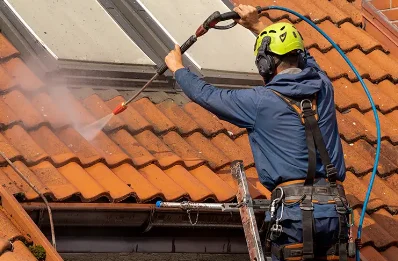 Démoussage et hydrofuge de toiture à Ormes